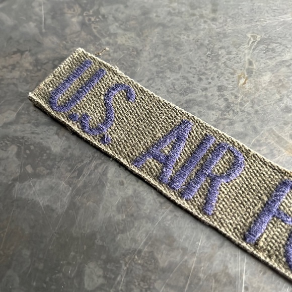 U.S. AIR FORCE embroidered tape patch - Vintage - Picture 6 of 10